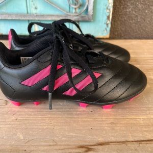 adidas Kids Soccer Goletto VIII Firm Ground Unisex Kids Sz 12K Pink Black